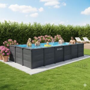 Wood Grafitframepools