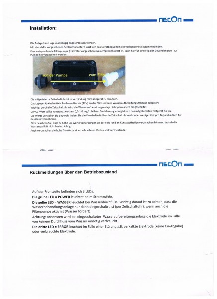 NECONTEC Ionen Wasseraufbereitung! – Bild 2
