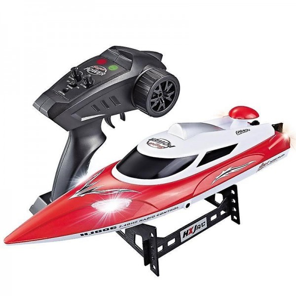 RC Boot rot Ultraspeed mit Scheinwerfer für alle Arten von Wasserspeichern