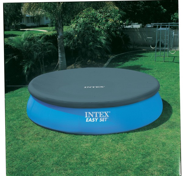 INTEX Easy Pool 396x84cm mit Abdeckplane und Pumpe – Bild 2