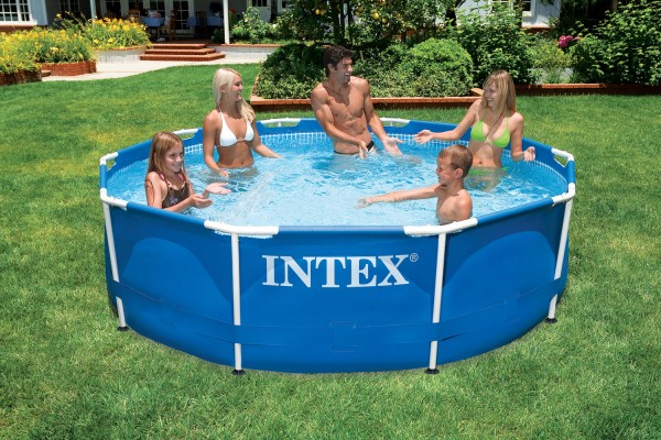 INTEX Swimming Pool Metal Frame 305x76cm ohne Pumpe – Bild 3