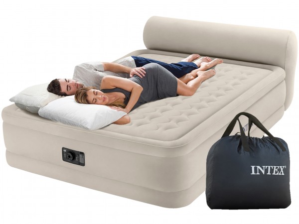 INTEX Ultra Plush Headboard Bed Queen 152x229x79cm – Bild 4
