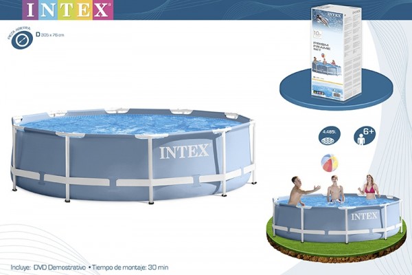 INTEX Prismaframepool 305x76cm ohne Pumpe