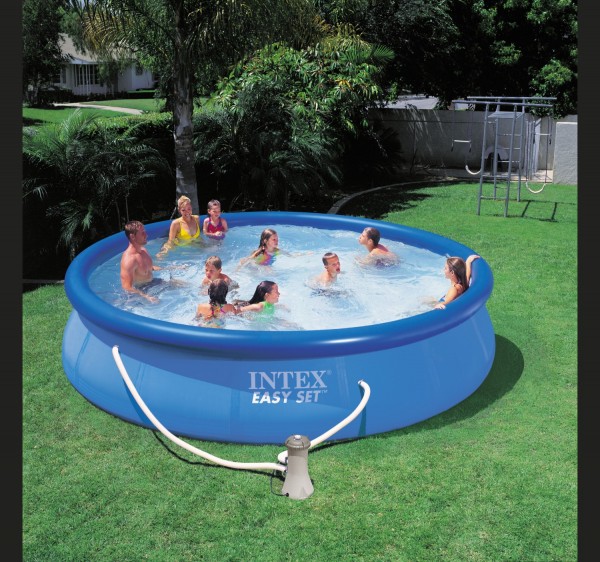 INTEX Rundpool blau 305x76cm inklusive Pumpe