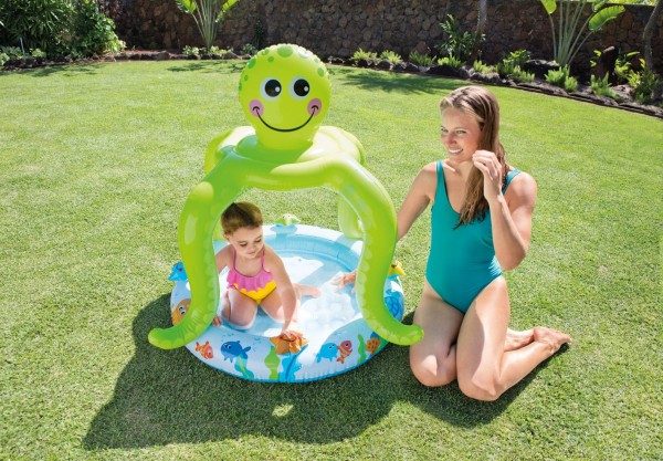 INTEX® Baby Pool - Smiling Octopus Shade