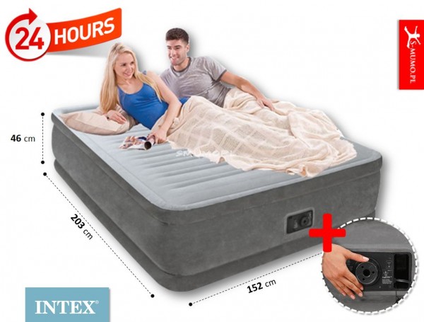 Intex Luftbett Comfort Plush Elevated Airbed 152 x 203 x 46 cm