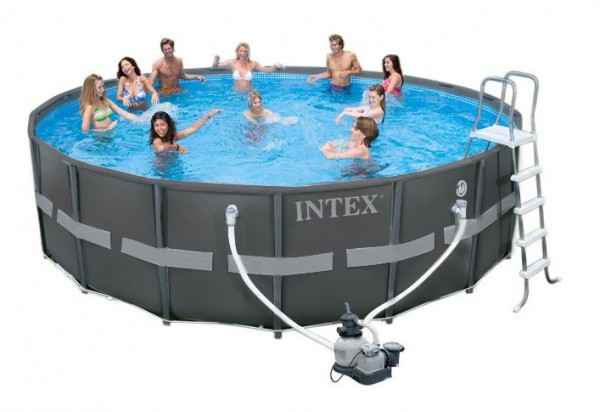 INTEX 549x132cm XTR Solarheizung und Sandgefilteter ULTRAFRAMEPOOL – Bild 2