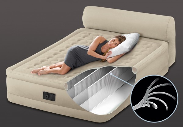 INTEX Ultra Plush Headboard Bed Queen 152x229x79cm – Bild 6
