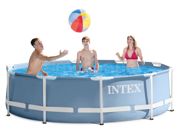 INTEX Prismframepool 305x76cm inklusive Pumpe
