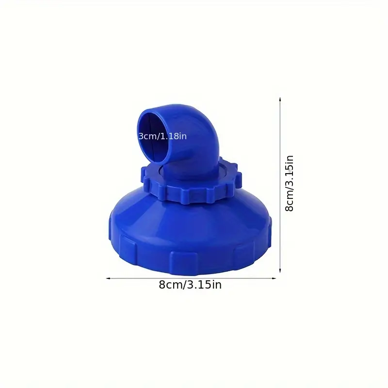 POOLTOOL 360° Drehbare Pool-Einlassdüse für INTEXPOOL s - Langlebig, Verstellbarer Wasserstrahl mit 32/38mm Größen – Bild 2