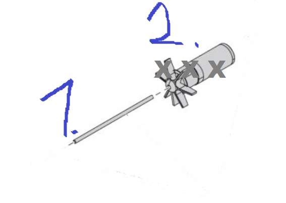 POOLTOOL Spa Pumpenmotor Stift Metall gehärtet