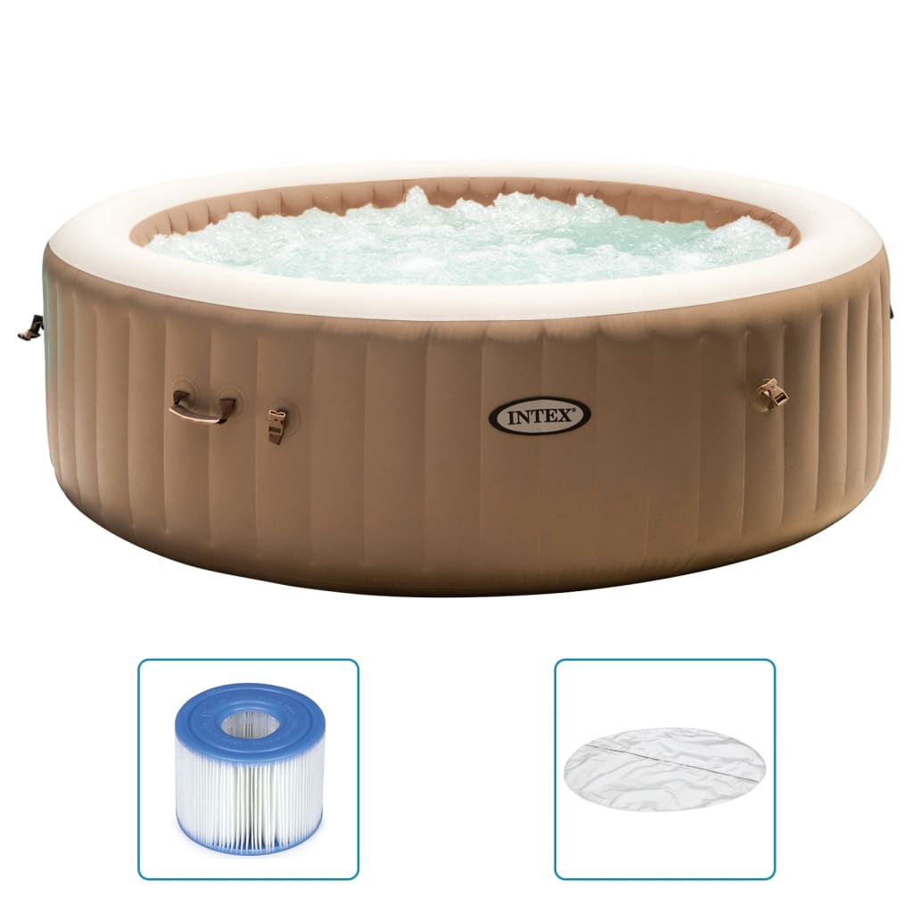 Intex Whirlpool PureSPA 85 Bubblebeige, Ø 216 x 71 cm – Bild 6