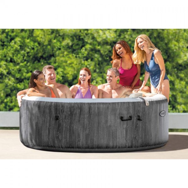 Greywood Deluxe Ap Bubble Spa für 6 Personen mit 2 Kopfstützen und Led Beleuchtung – Bild 9