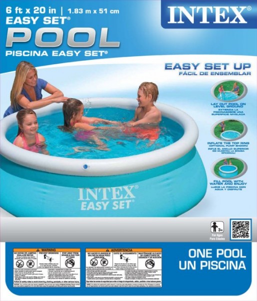 INTEX Easy Pool 183x51cm mit starkem Sandfilter – Bild 3