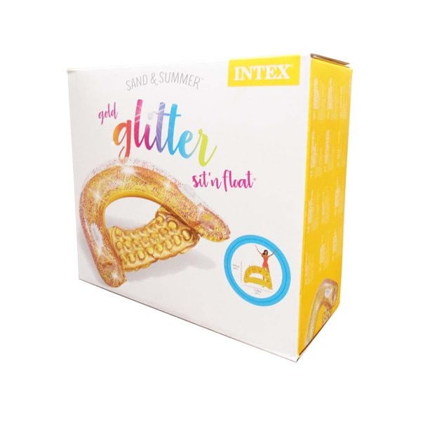 INTEX Glitter Sit and Float Sitz Gold – Bild 3