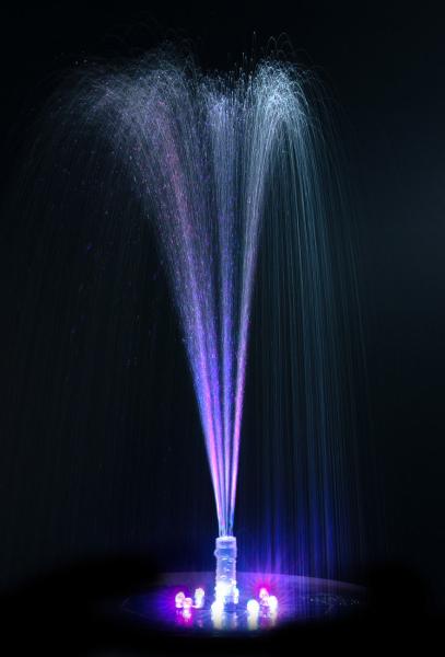 POOLTOOL Solarbrunnenpumpe, Vogelbadbrunnen, Schwimmender Brunnen für Pools mit 6 Sprühaufsätzen und Distanzhaltern! – Bild 6
