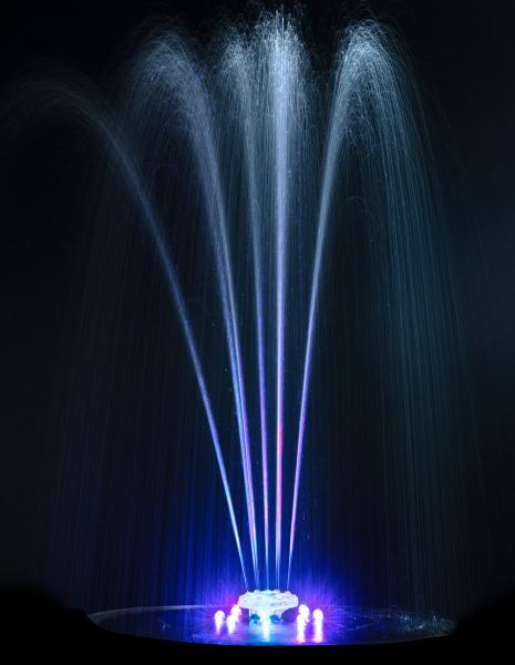 POOLTOOL Solarbrunnenpumpe, Vogelbadbrunnen, Schwimmender Brunnen für Pools mit 6 Sprühaufsätzen und Distanzhaltern! – Bild 5