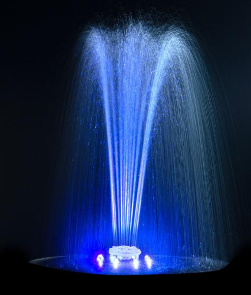 POOLTOOL Solarbrunnenpumpe, Vogelbadbrunnen, Schwimmender Brunnen für Pools mit 6 Sprühaufsätzen und Distanzhaltern! – Bild 2